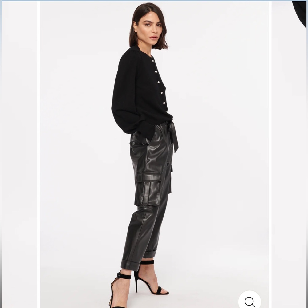 Cami NYC Addy Vegan Leather Cropped Pants